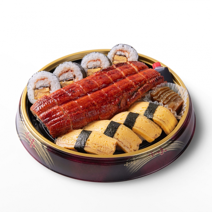 うなぎ押し寿司盛り