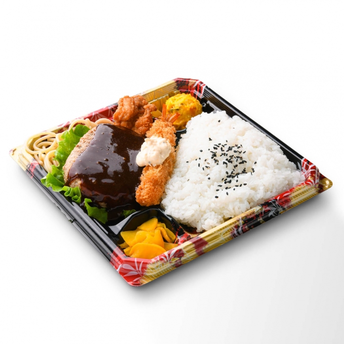 EXハンバーグ＆フライ弁当