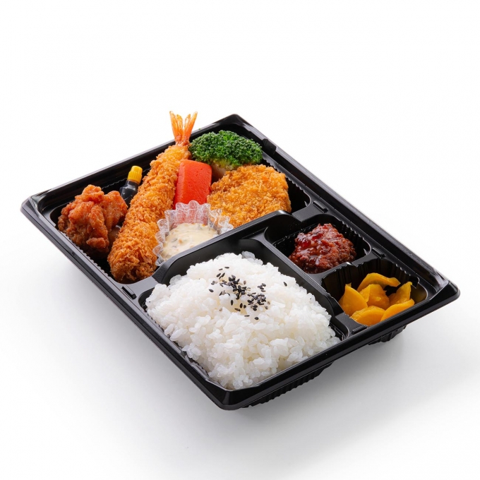 海老フライ＆唐揚げ弁当