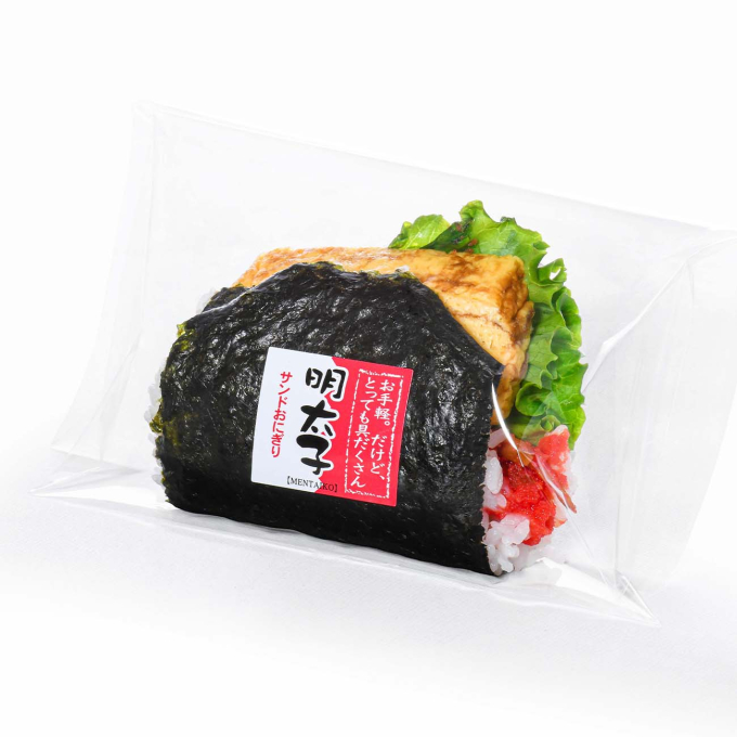 サンドおにぎり(辛子明太子)