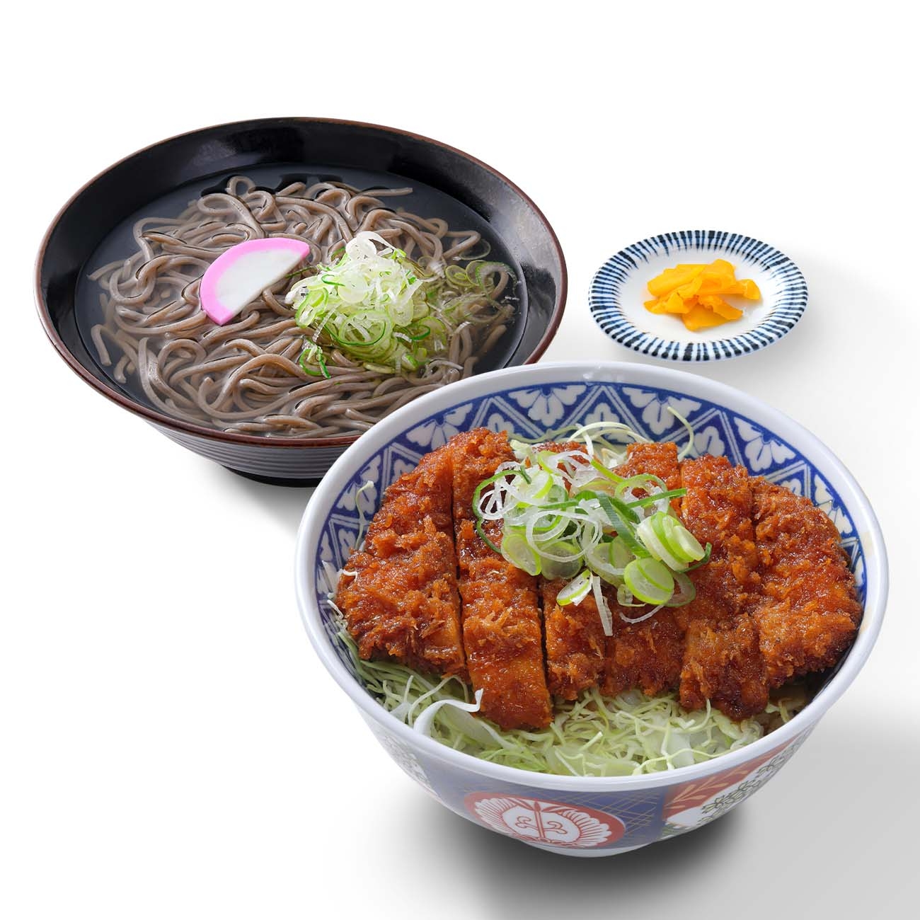 鶏たれカツ丼＆かけそば