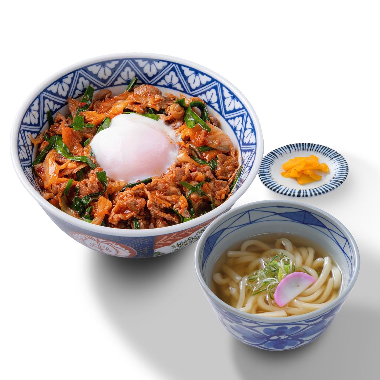 温玉豚キムチ丼＆小うどん