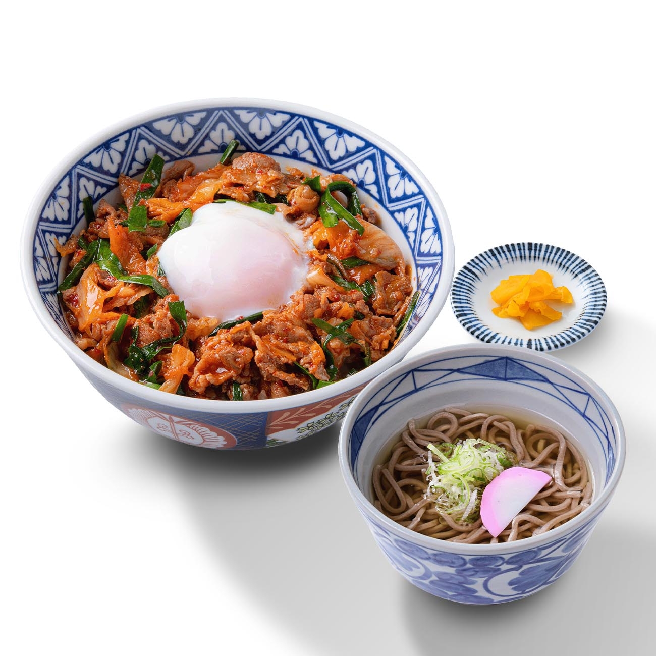 温玉豚キムチ丼＆小そば