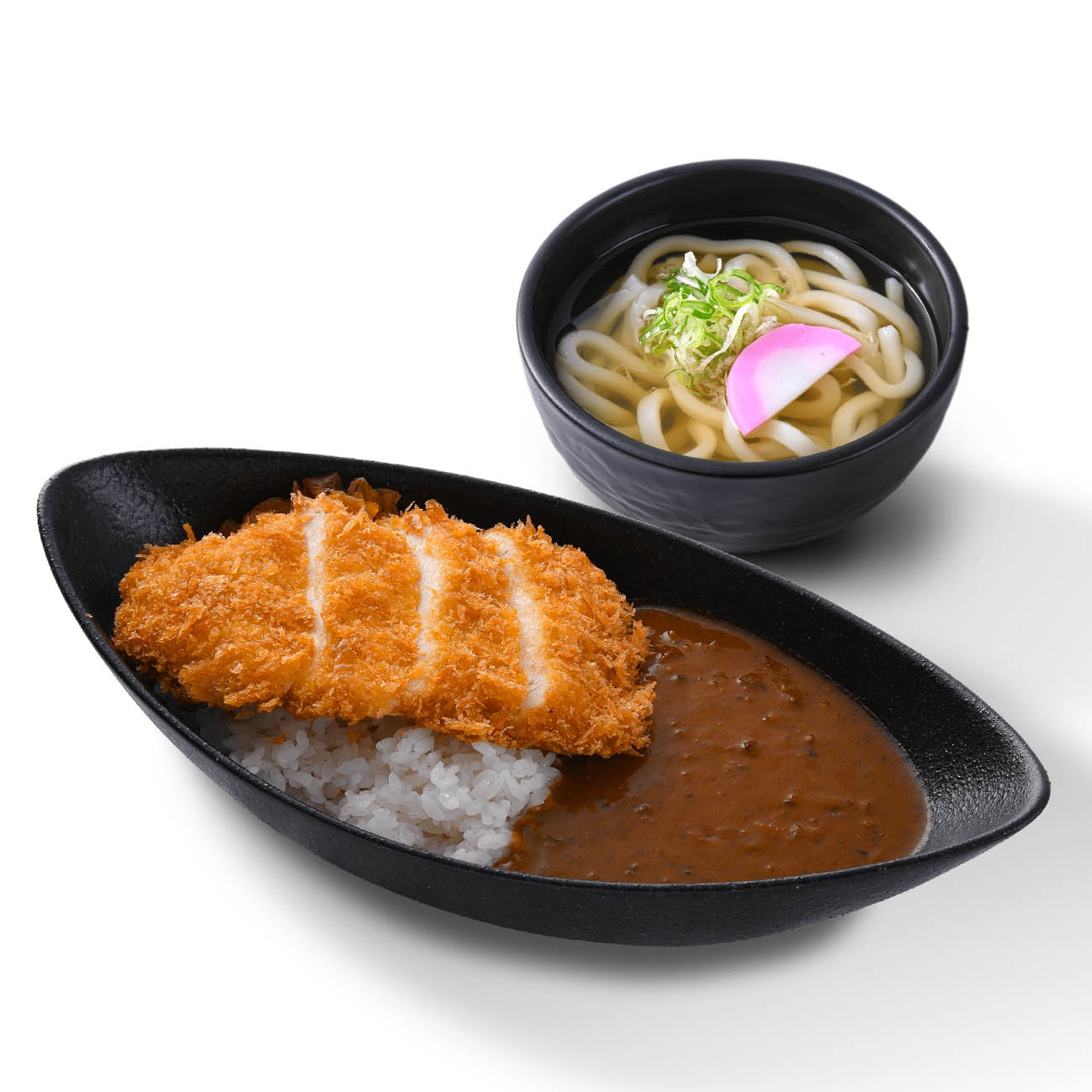 店舗限定 チキンカツカレー＆小うどんセット