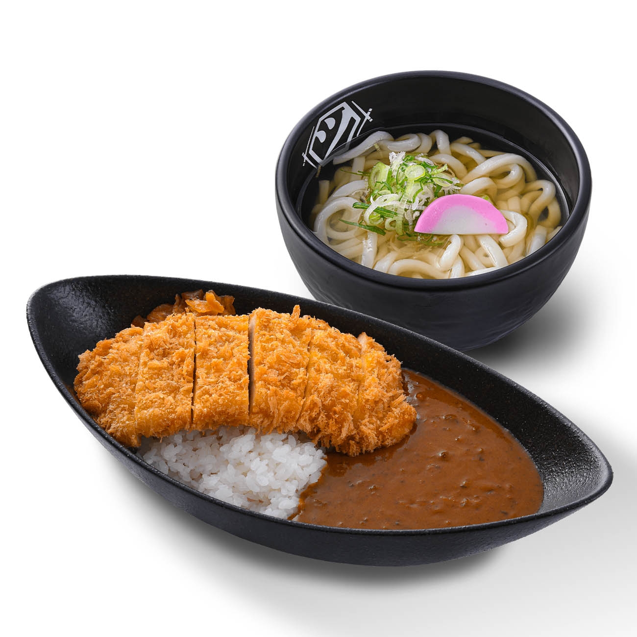 店舗限定 カツカレー＆かけうどんセット