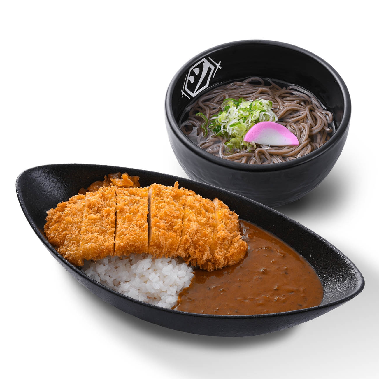 店舗限定 カツカレー＆かけそばセット
