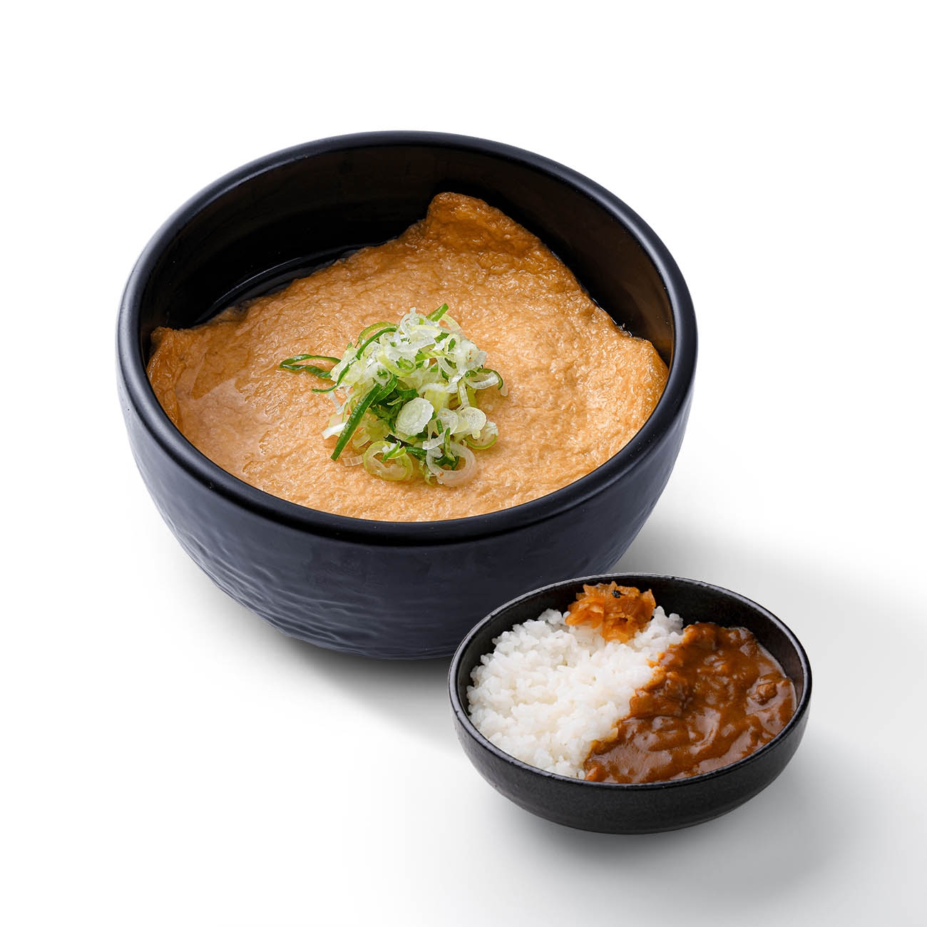 店舗限定 大きなきつねそば＆半カレーセット