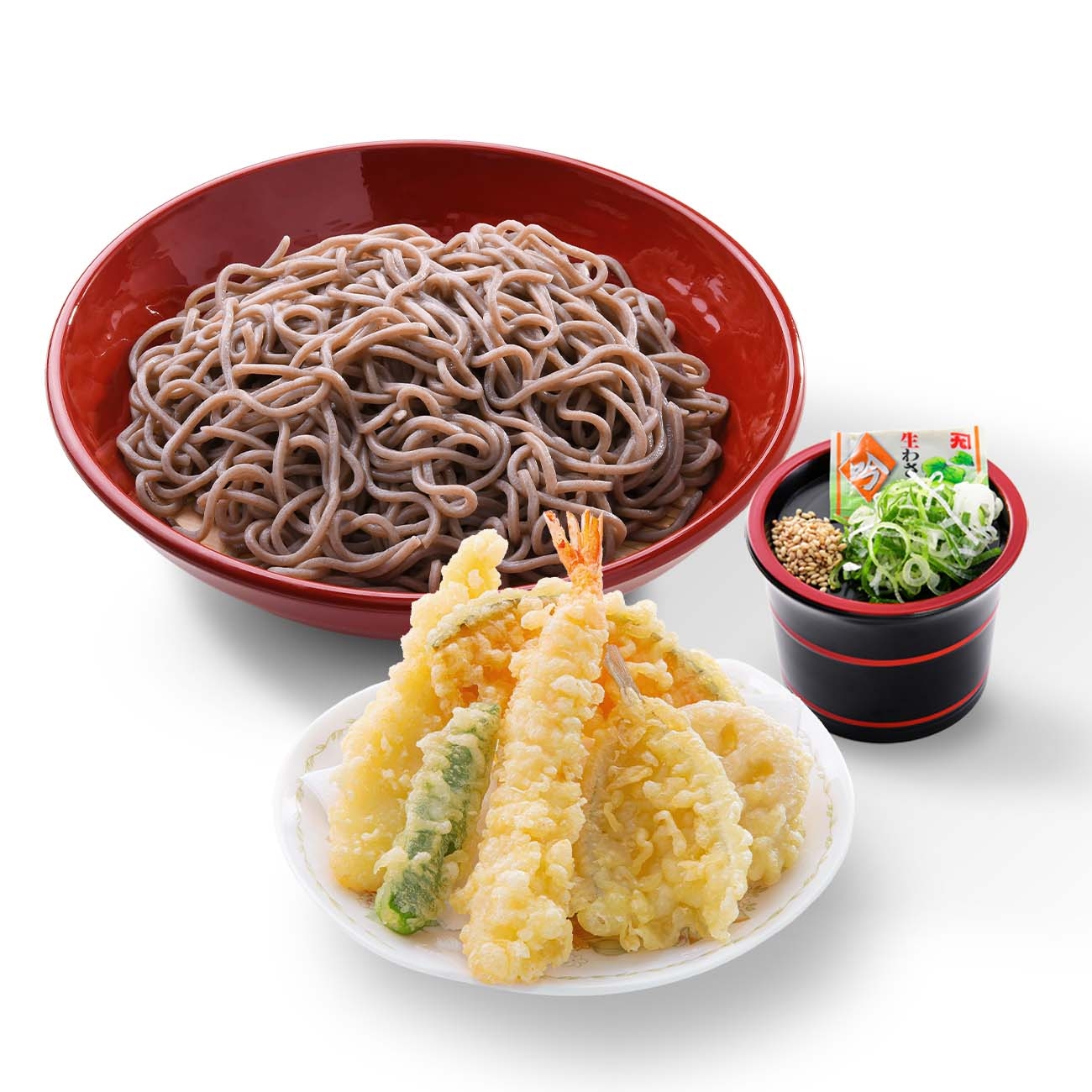海鮮天ぷらざるそば
