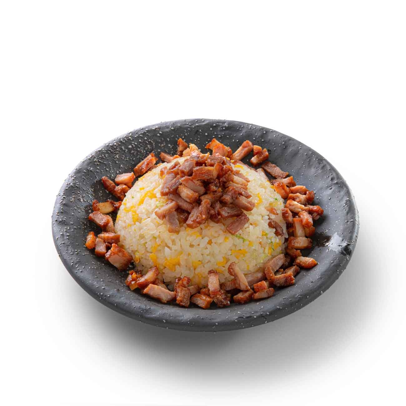 こぼれる焼豚炒飯