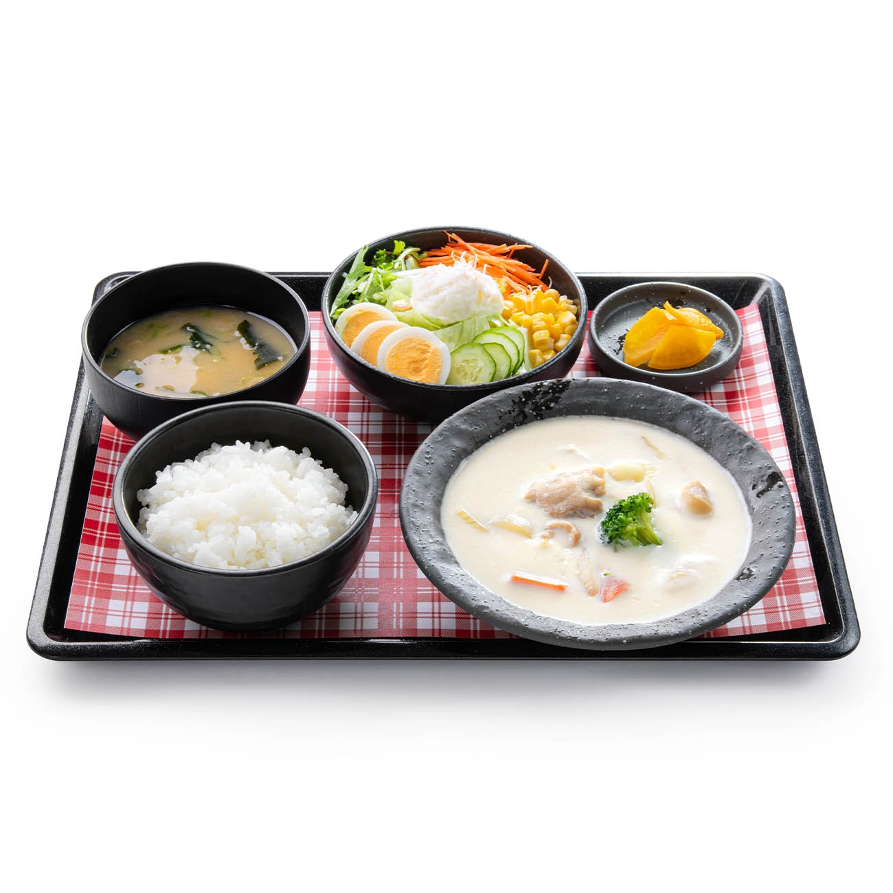 パン屋さんのホワイトシチュー定食【C】