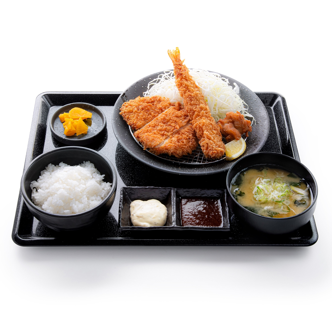 店舗限定 大海老ミックスフライ定食