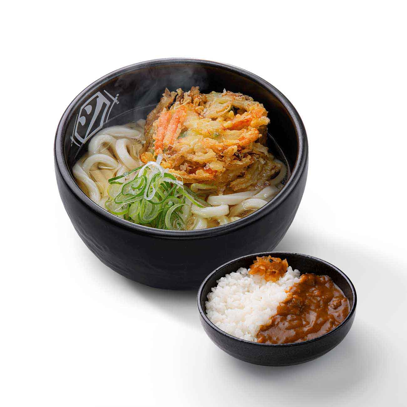店舗限定 かき揚げうどん＆半カレーセット