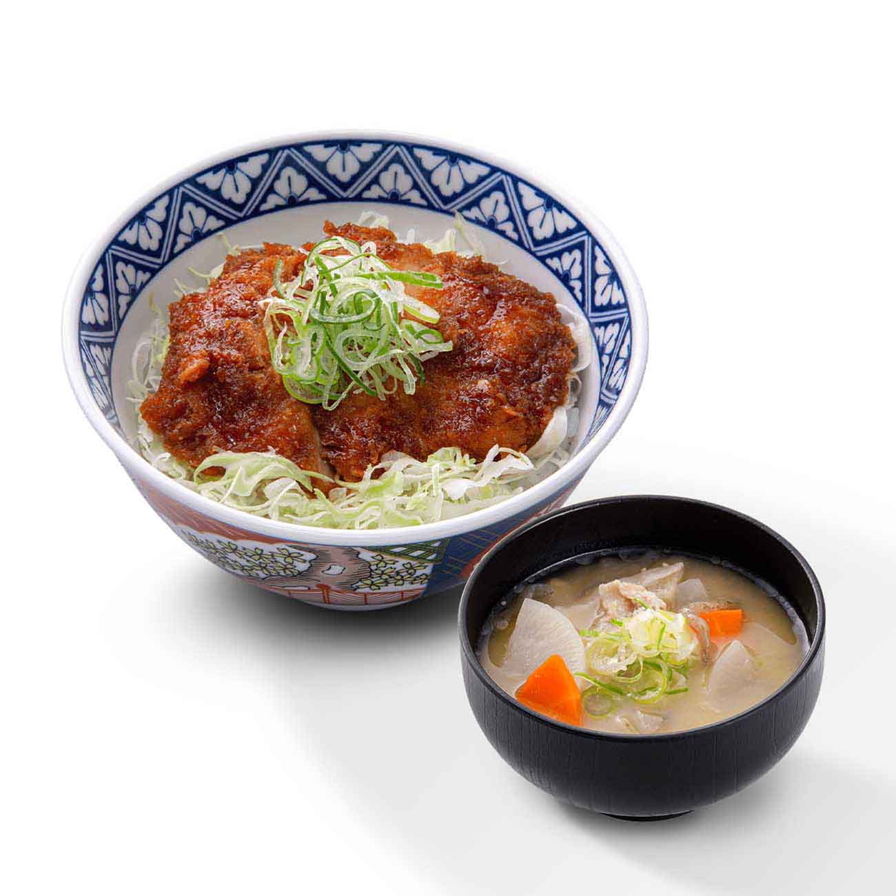 歓喜鶏たれカツ丼＆豚汁セット
