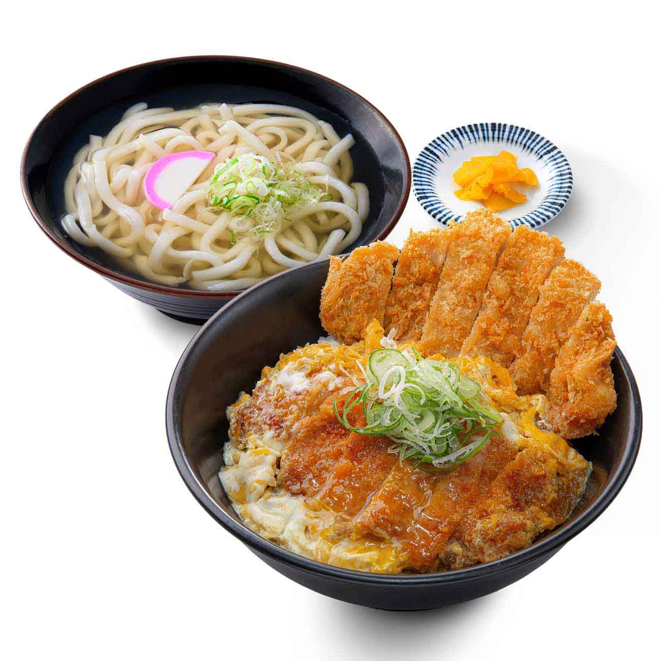 ダブルカツ丼＆かけうどんセット