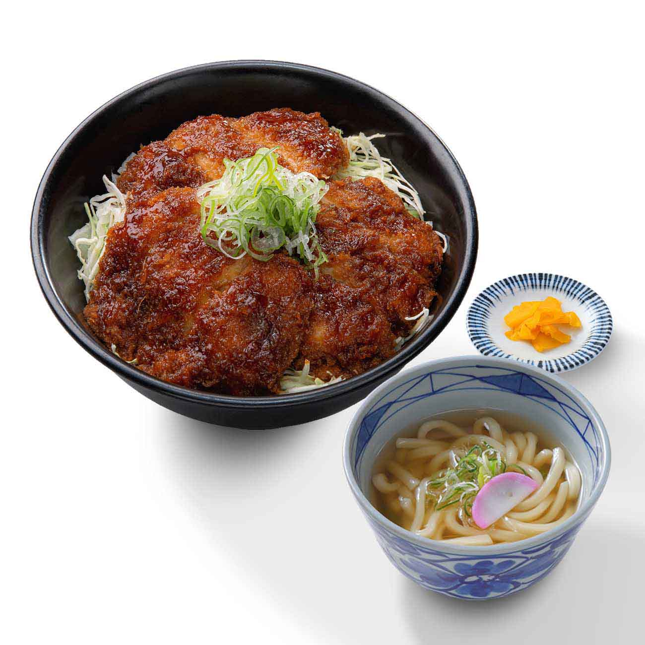 トリプル鶏たれカツ丼＆小うどんセット