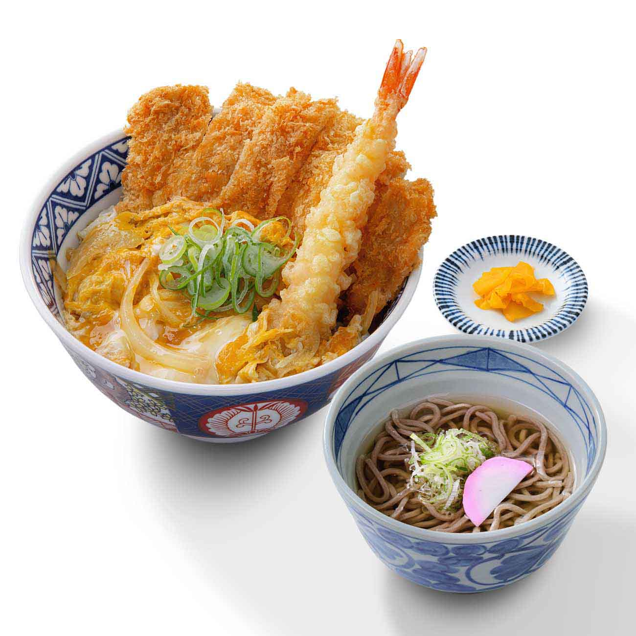 海老カツ丼＆小そばセット