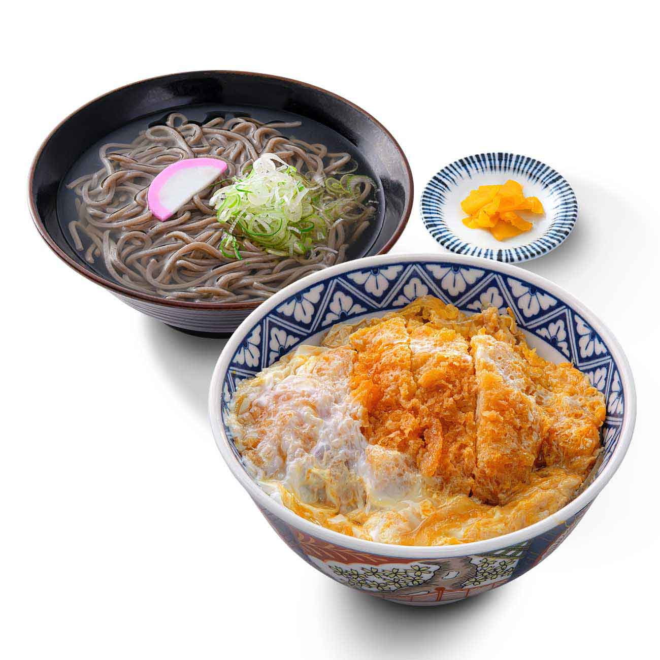カツ丼＆かけそば