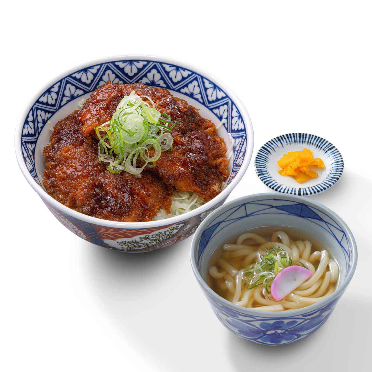 鶏たれカツ丼＆小うどん