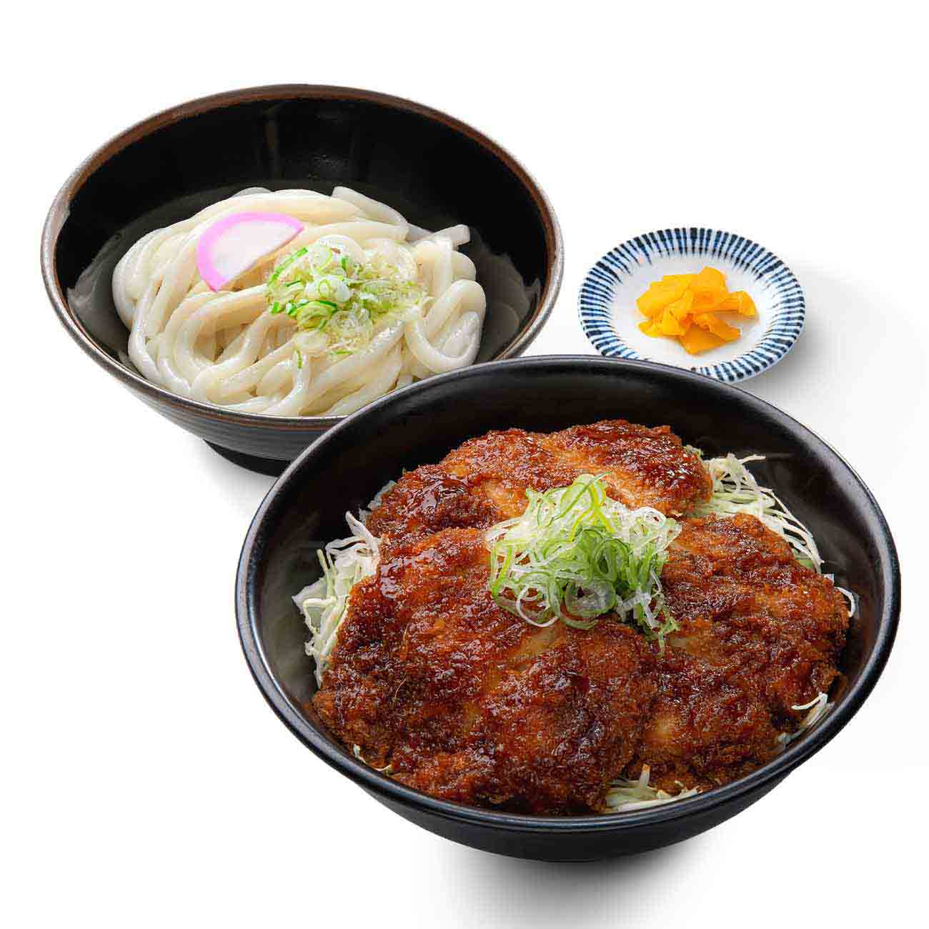 トリプル鶏たれカツ丼＆ぶっかけうどんセット