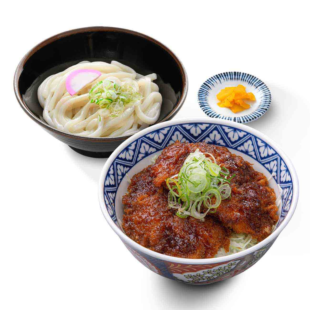 鶏たれカツ丼＆ぶっかけうどん
