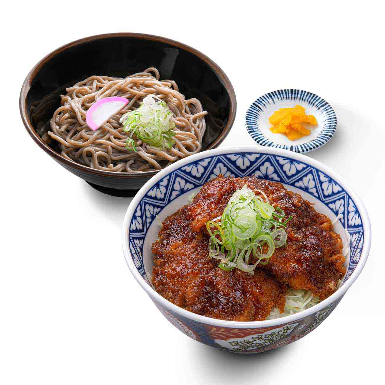 鶏たれカツ丼＆ぶっかけそば