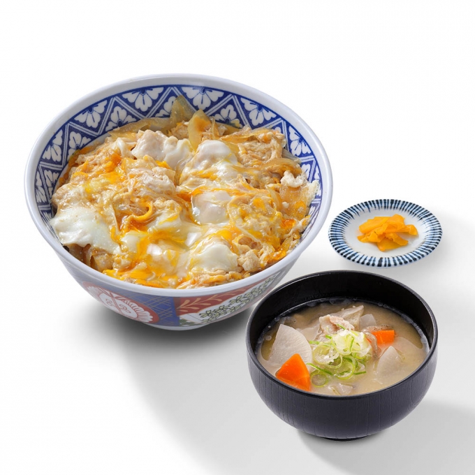 親子丼＆豚汁