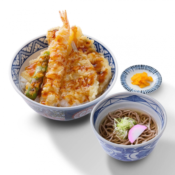 海鮮天丼＆小そばセット