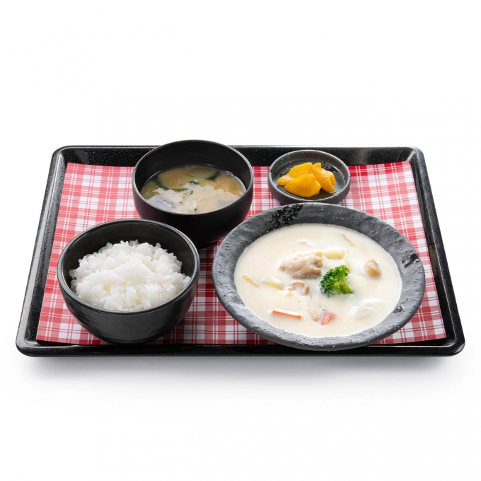 パン屋さんのホワイトシチュー定食【B】