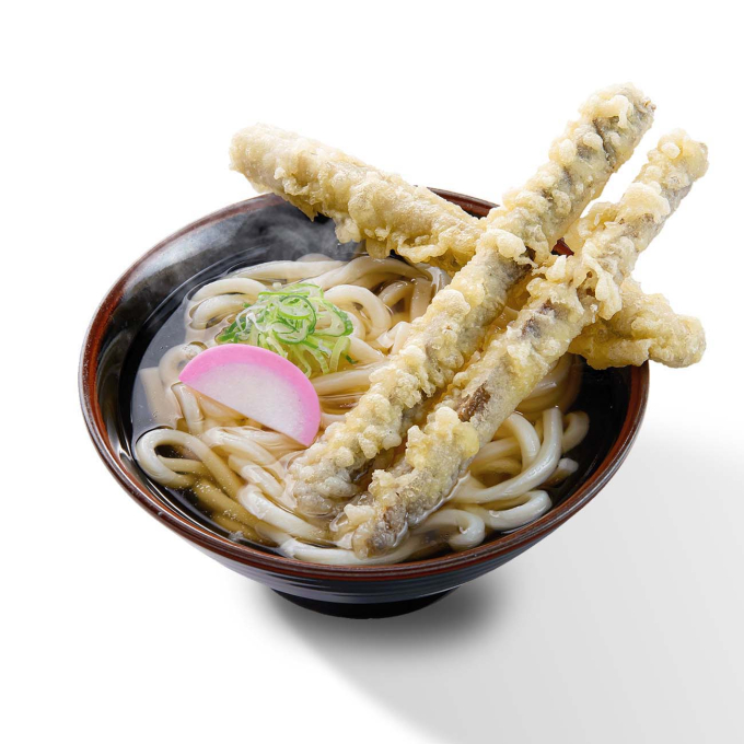 ごぼうの天ぷらうどん