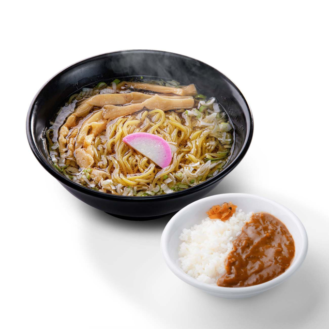 穂先メンマらーめん＆カレー(小)セット