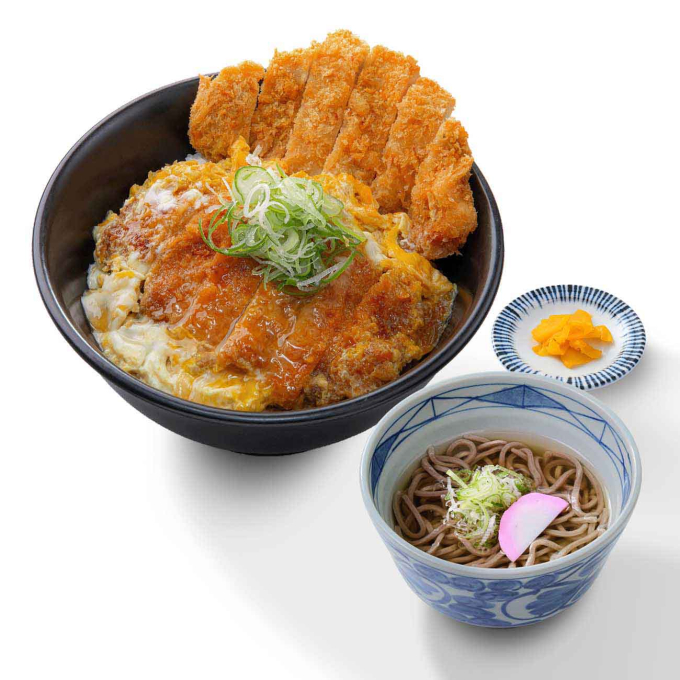 ダブルカツ丼＆小そばセット