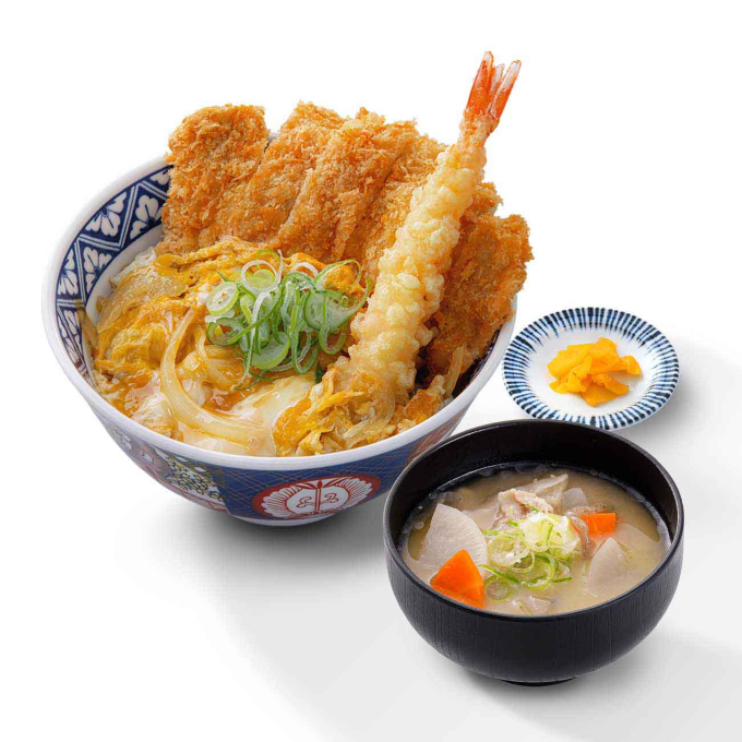 海老カツ丼＆豚汁セット