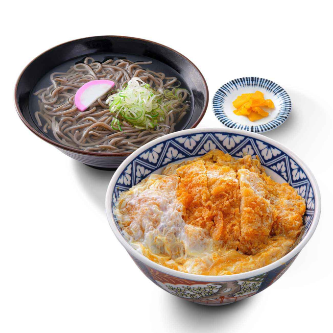 カツ丼＆かけそば