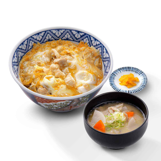親子丼＆豚汁