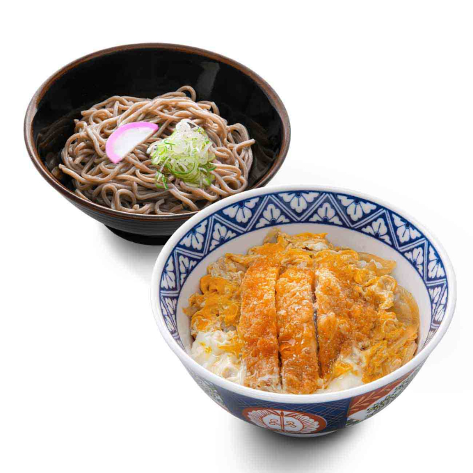 歓喜カツ丼＆ぶっかけそばセット
