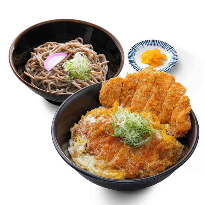 ダブルカツ丼＆ぶっかけそばセット