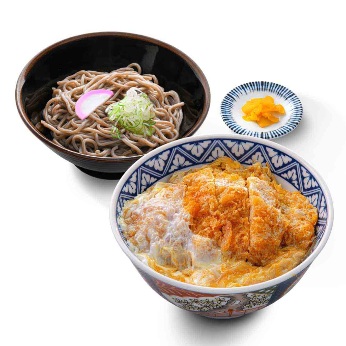 カツ丼＆ぶっかけそば