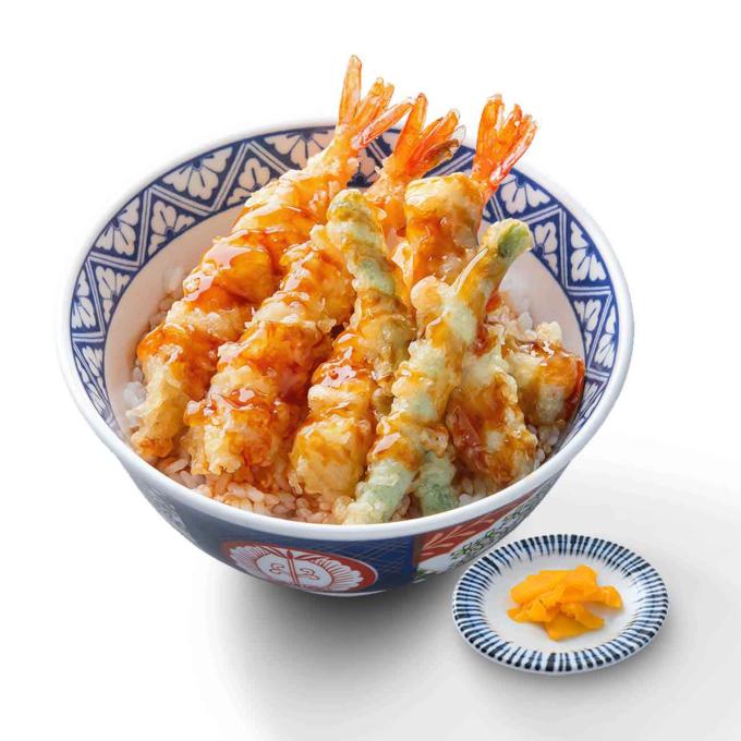 トリプル海老天丼